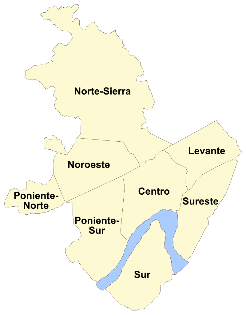 Distritos del municipio de Córdoba